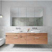 Hotel Bathroom Furniture Solid Wood Used Bathroom Vanity Cabinet from China Factory