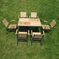 Outdoor furniture home & garden dining table set