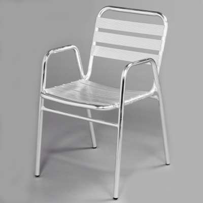 Cheap used stackable outdoor restaurant aluminum tables chairs for RH300