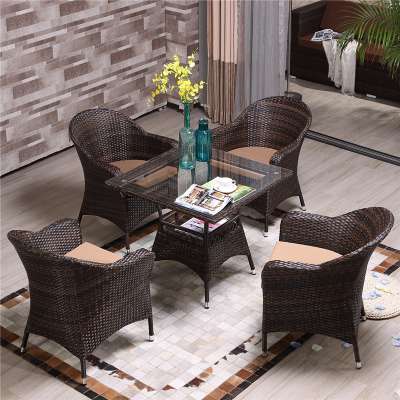 Poland rattan garden leisure furniture patio table chair