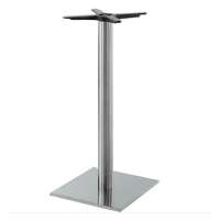 stainless steel pedestal metal dining table base for granite tops for RH344